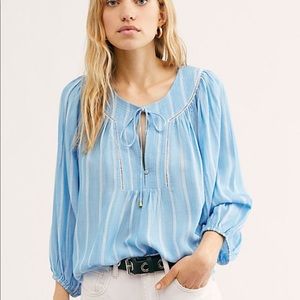 Free people Wrapped In Rhythm Blouse XS